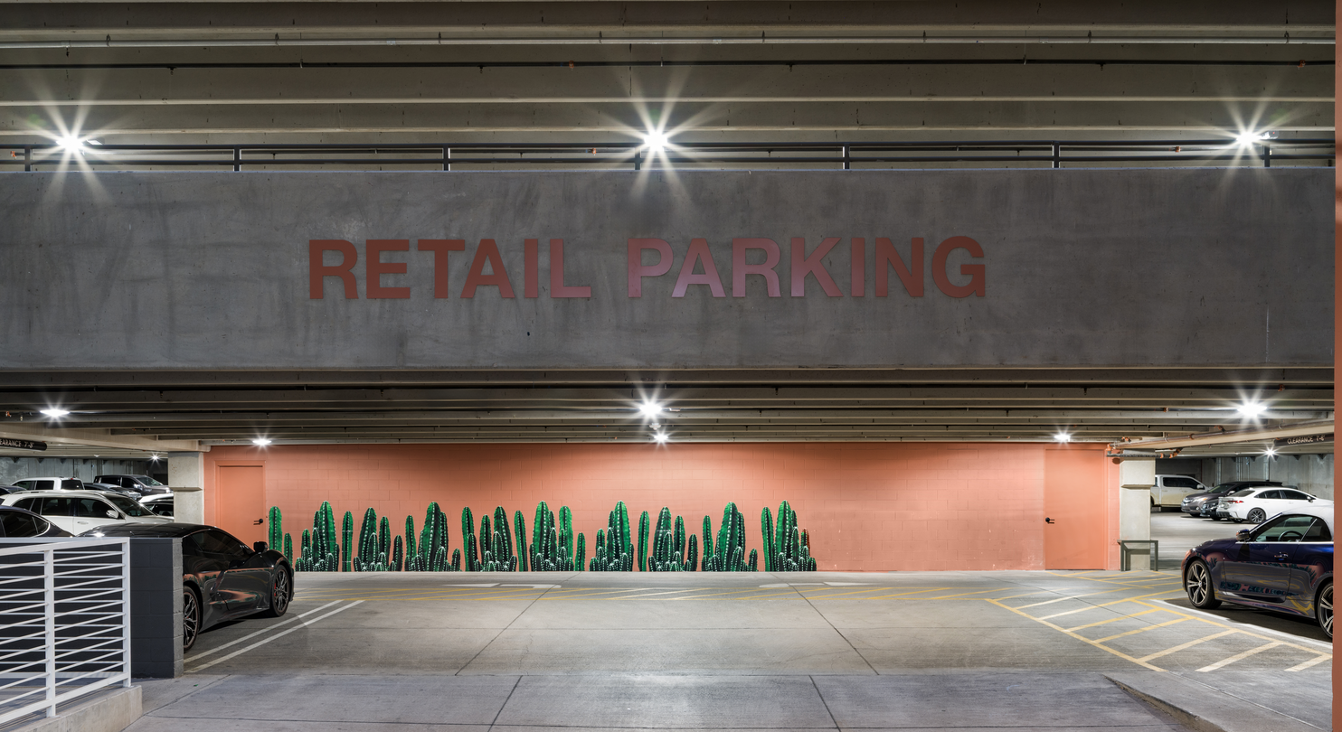 picture of parking garage at scottsdale