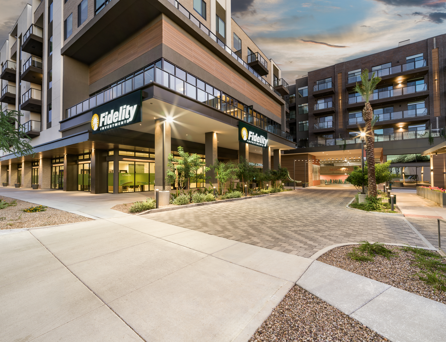 view of exterior of modera scottsdale